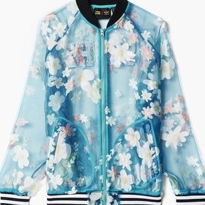 Adidas Original Pharrell Transparent Floral Jacket
